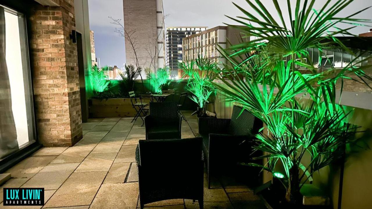 Lux Livin' Apartments - Luxury 2 Bed Apartment With Sky Garden Manchester Eksteriør bilde