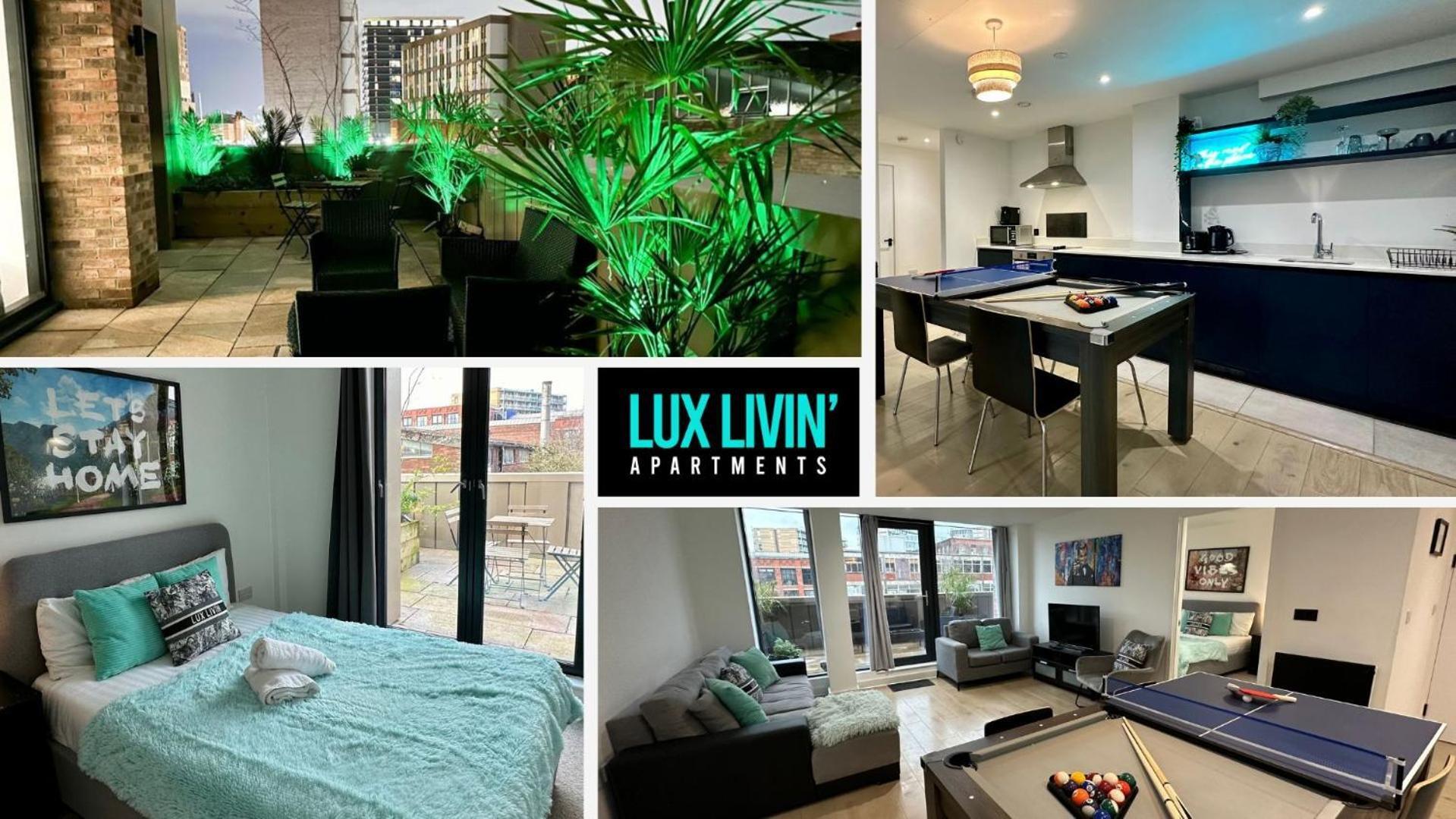 Lux Livin' Apartments - Luxury 2 Bed Apartment With Sky Garden Manchester Eksteriør bilde