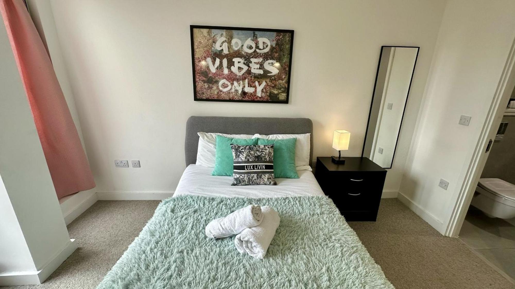 Lux Livin' Apartments - Luxury 2 Bed Apartment With Sky Garden Manchester Eksteriør bilde