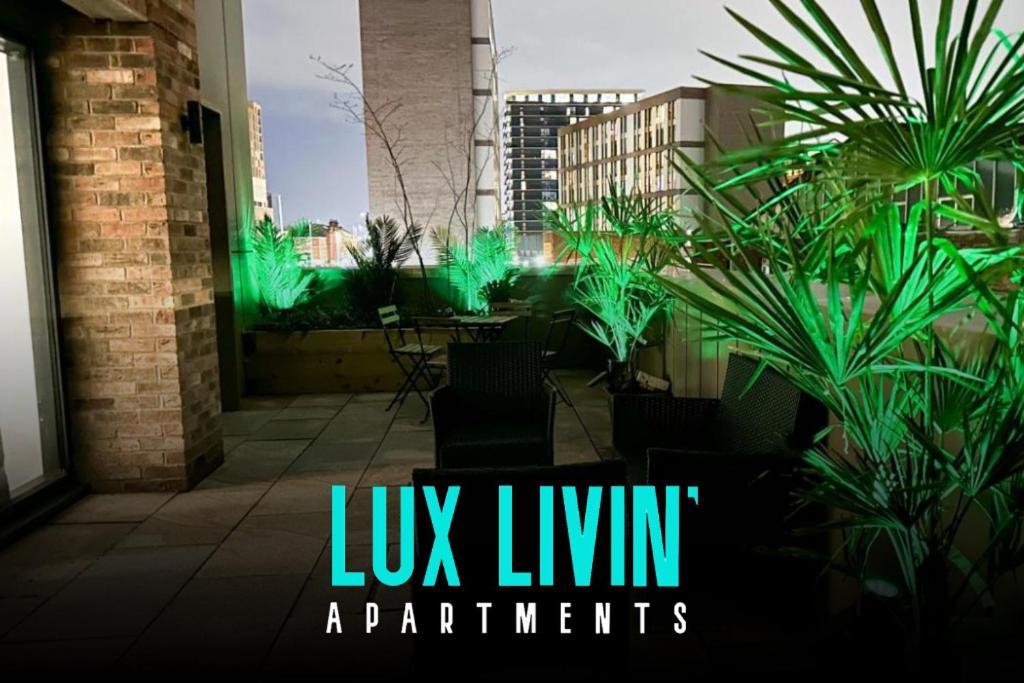 Lux Livin' Apartments - Luxury 2 Bed Apartment With Sky Garden Manchester Eksteriør bilde