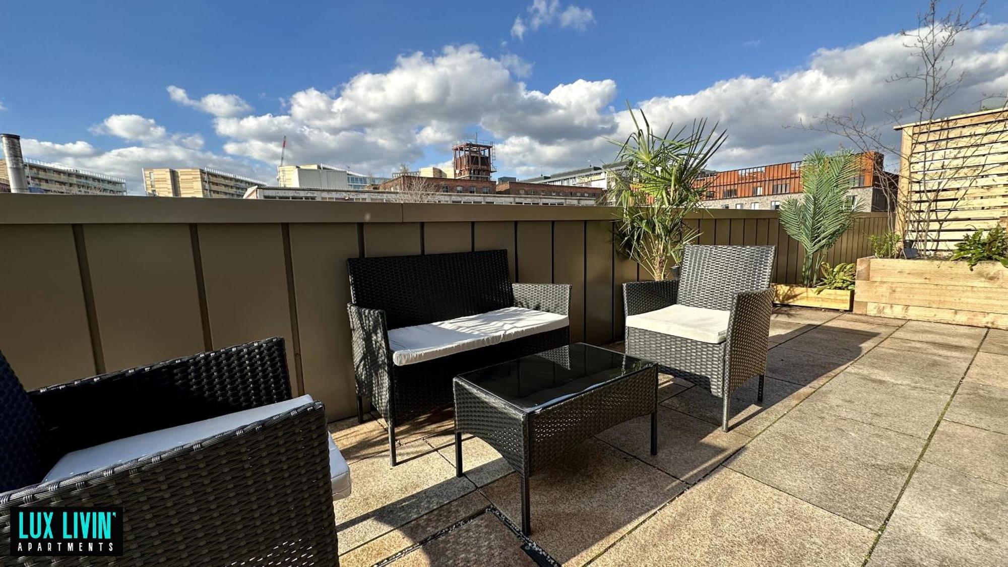 Lux Livin' Apartments - Luxury 2 Bed Apartment With Sky Garden Manchester Rom bilde