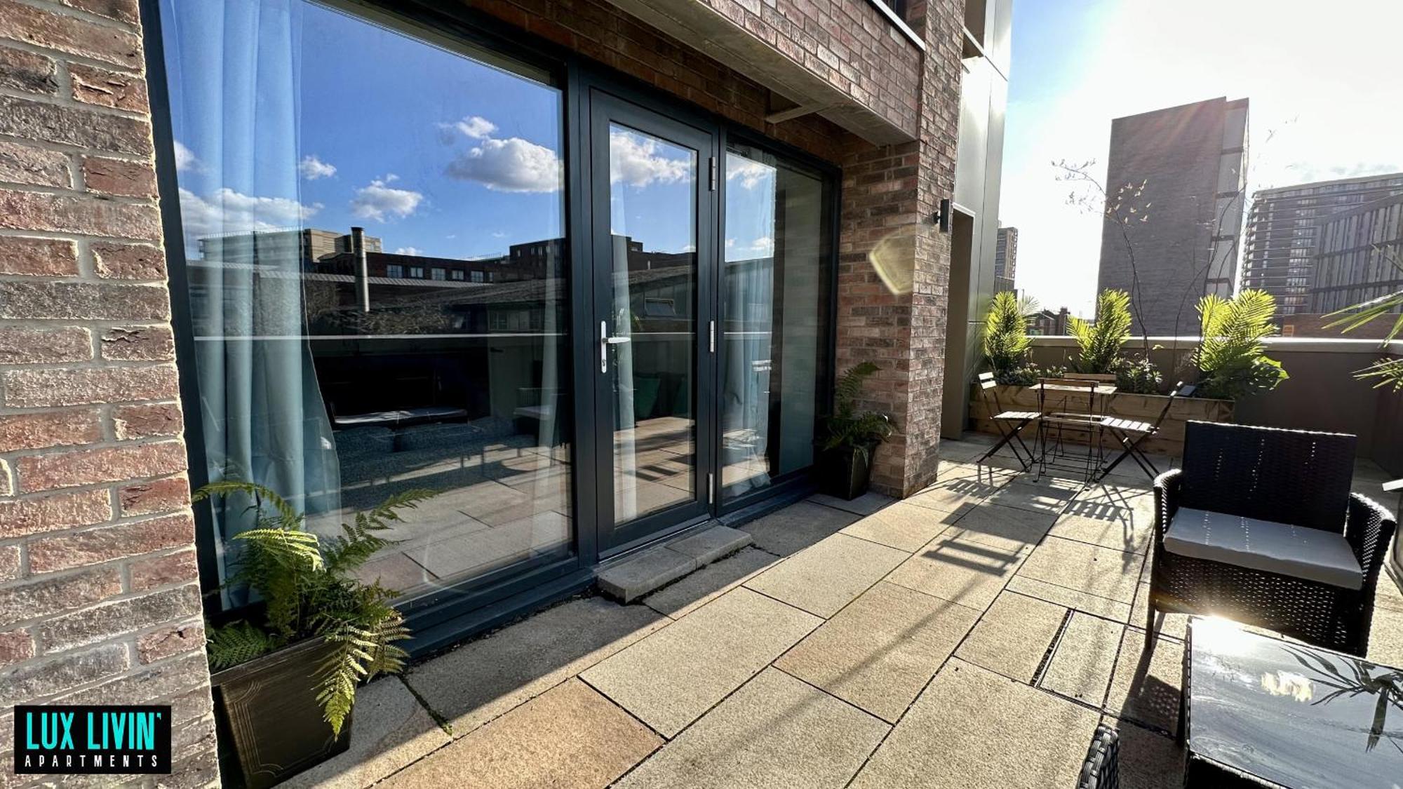 Lux Livin' Apartments - Luxury 2 Bed Apartment With Sky Garden Manchester Rom bilde