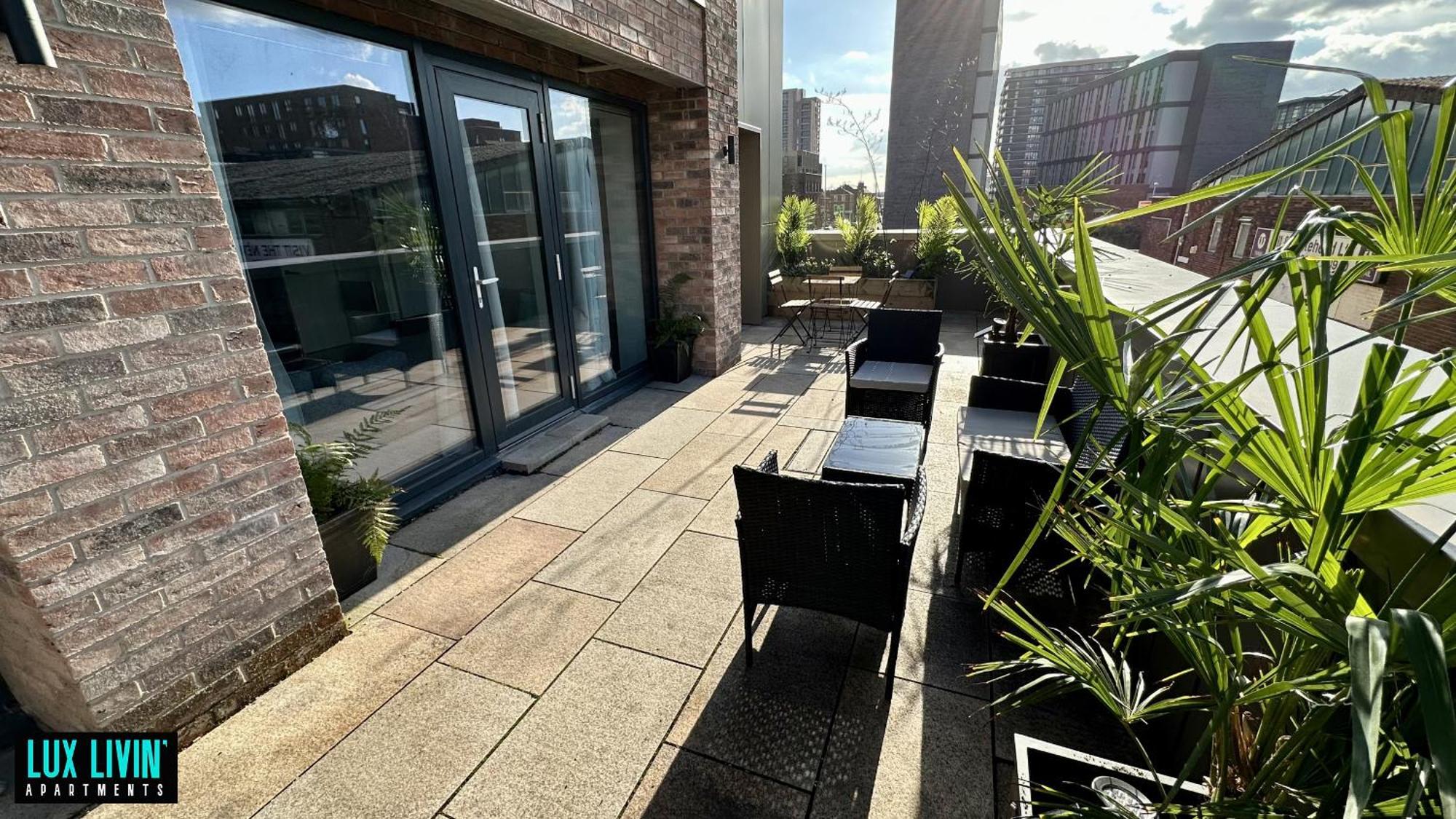 Lux Livin' Apartments - Luxury 2 Bed Apartment With Sky Garden Manchester Rom bilde
