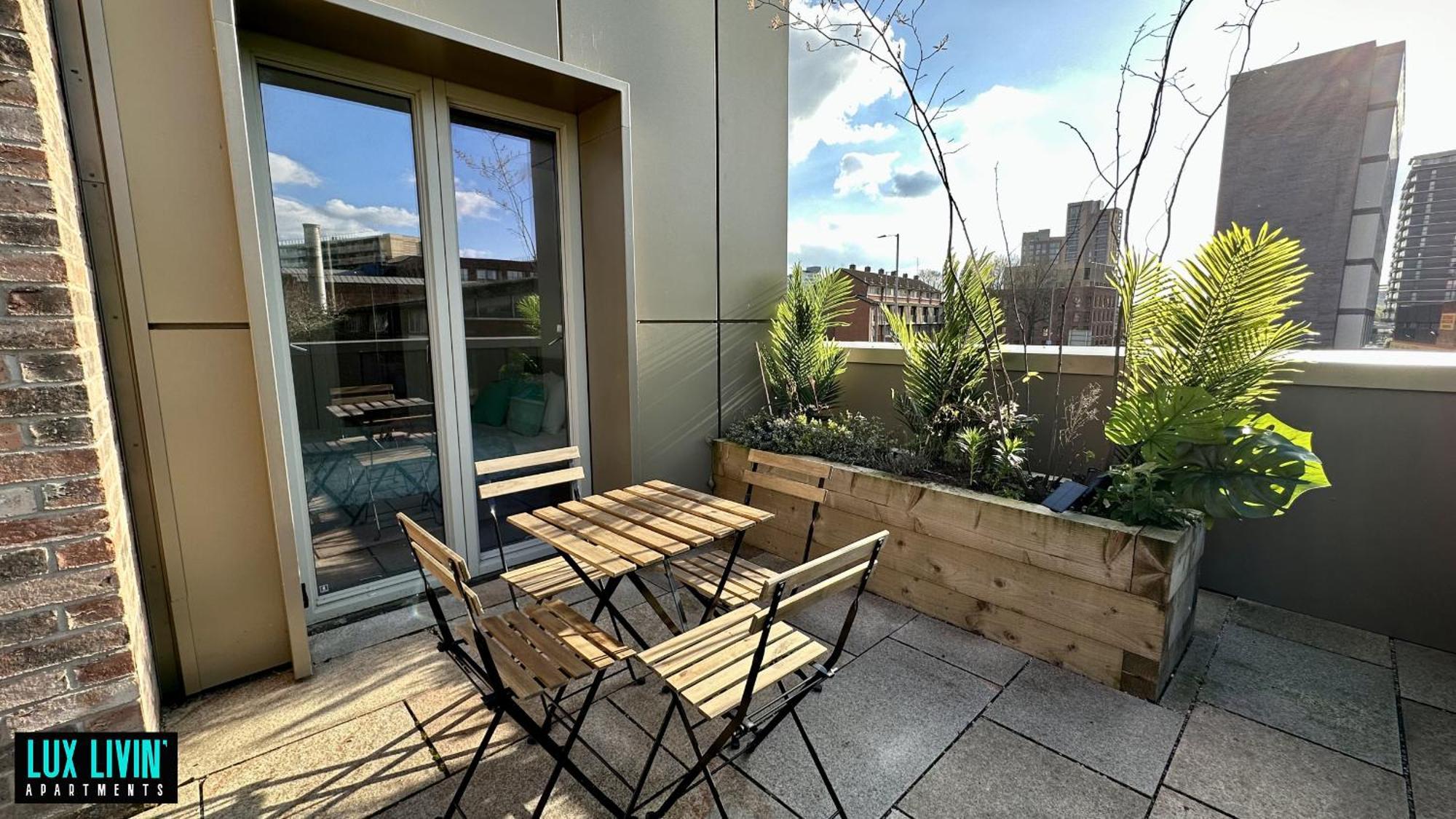 Lux Livin' Apartments - Luxury 2 Bed Apartment With Sky Garden Manchester Rom bilde